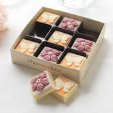 Chocolate Butterflies And Flowers